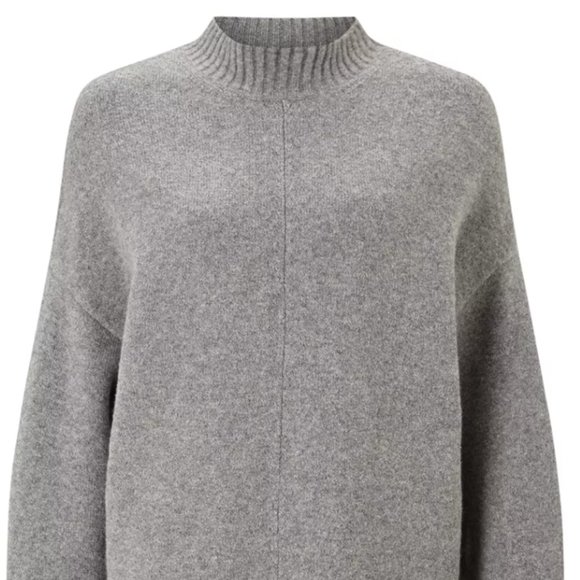 Jigsaw Sculpted Jumper Sweater Gray XS - Picture 1 of 4